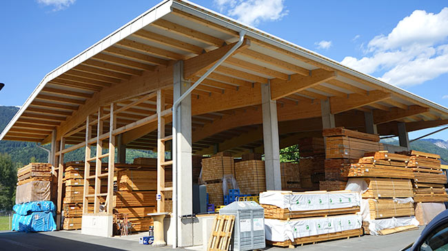 Neubau Lagerhalle, Holz Thurner Foto: Neubau Lagerhalle, Holz Thurner