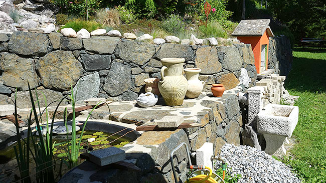 Natursteinmauer Foto: Natursteinmauer